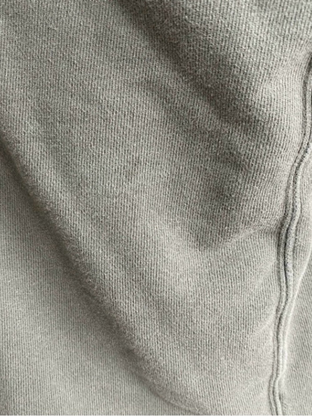 Free People Womens Olive Gray Snap Button Oversize Sweatshirt Jacket Size Large - Picture 10 of 16